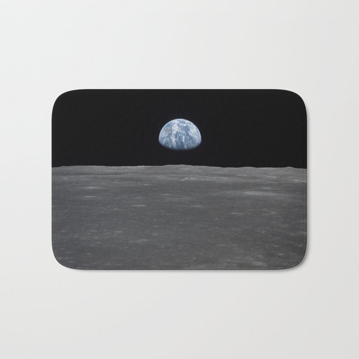 see the marble from the moon | space 005 Bath Mat