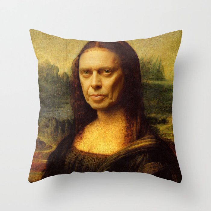 The Mona Buscemi Throw Pillow