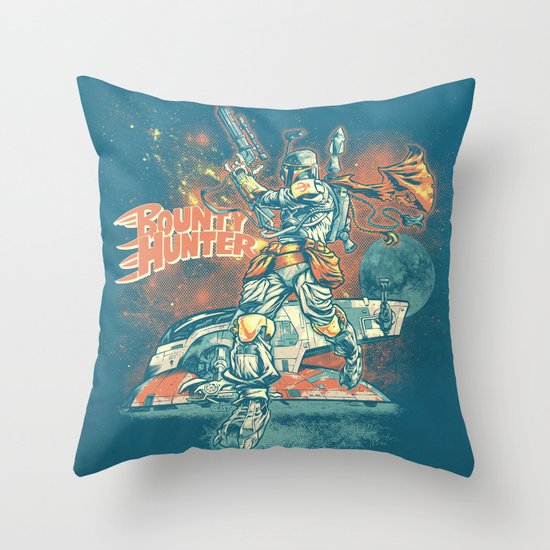 BOUNTY HUNTER Throw Pillow