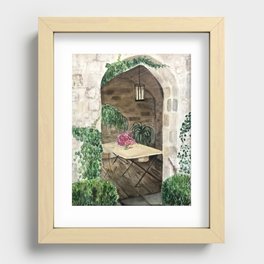 Giselle's Patio Recessed Framed Print