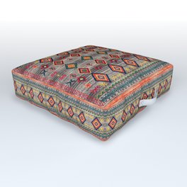 Colored Traditional Tropical Berber Handmade MOROCCAN Fabric Style Outdoor Floor Cushion