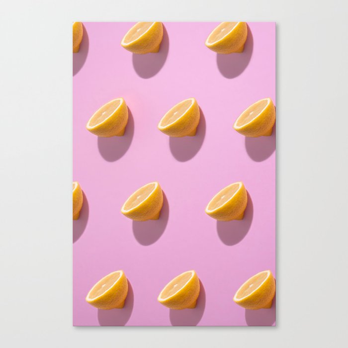 Summer Lemons Canvas Print