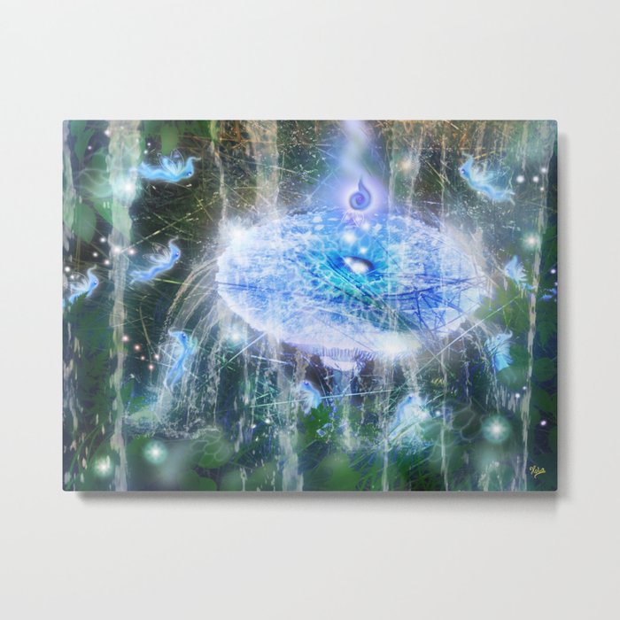 Birth of a water pixie Metal Print