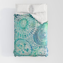 The Limpet and urchin Beach party Comforter