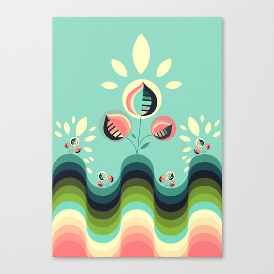 Happy Garden Canvas Print