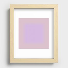 Lilac and lavender Recessed Framed Print
