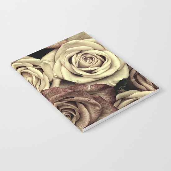 Brown Roses Notebook