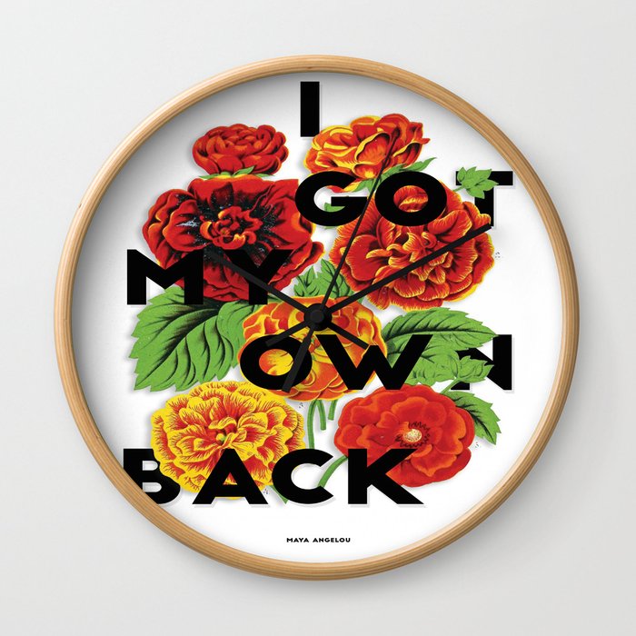 I Got My Own Back, 2015 Wall Clock
