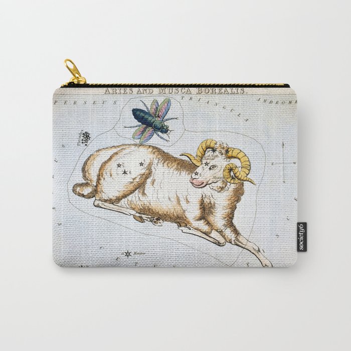 Vintage Aries Carry-All Pouch
