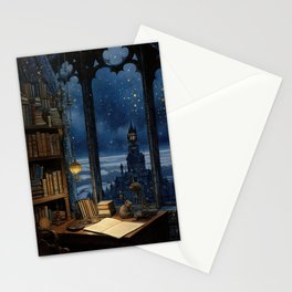 Burning the Midnight Oil Stationery Cards