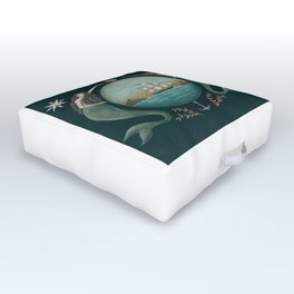Sirens of the Sea by Donna Atkins Outdoor Floor Cushion