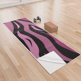 Animal print 1 black Yoga Towel