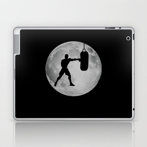 Boxen Moon Boxing Boxer Box Laptop & iPad Skin