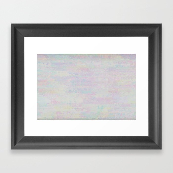 Soft grey texture with polarization Framed Art Print