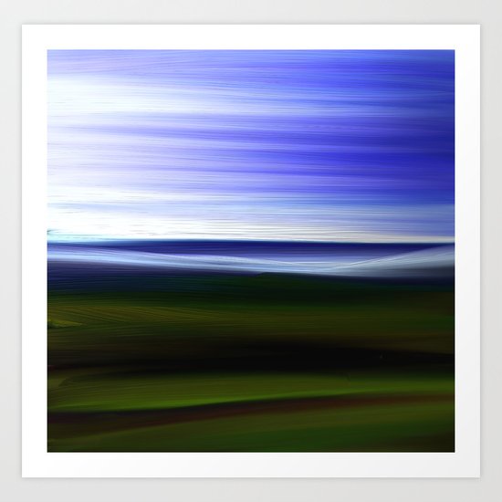 Blue sky Art Print