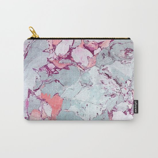 Marble Art V13 #society6 #pattern #decor #home #lifestyle Carry-All Pouch