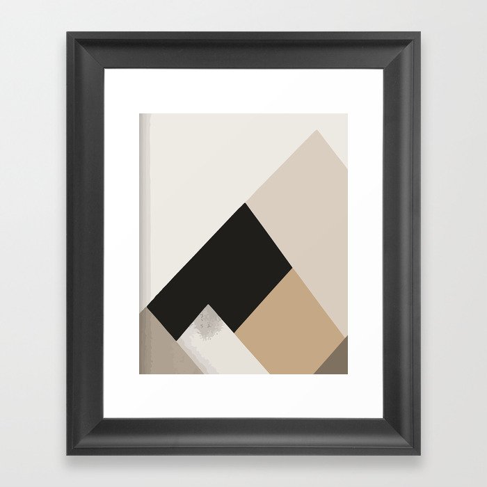 Tranquility Mountains Framed Art Print