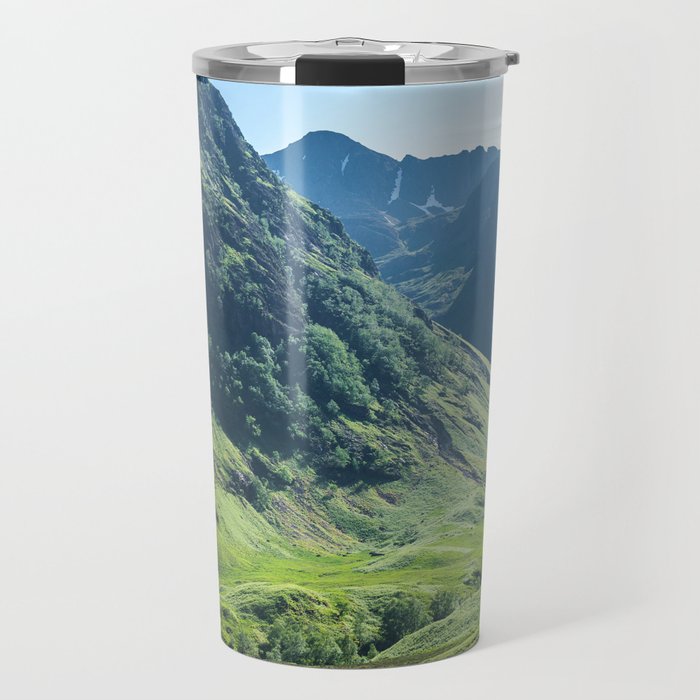 Great Britain Photography - The Beautiful Landscape Of Glen Coe Travel Mug