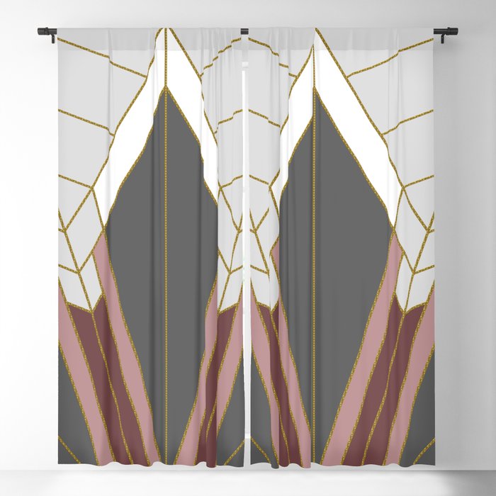 ART DECO G1 (abstract) Blackout Curtain