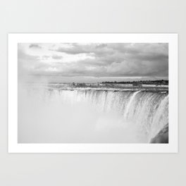 Niagara Falls - Black and white landscape Art Print