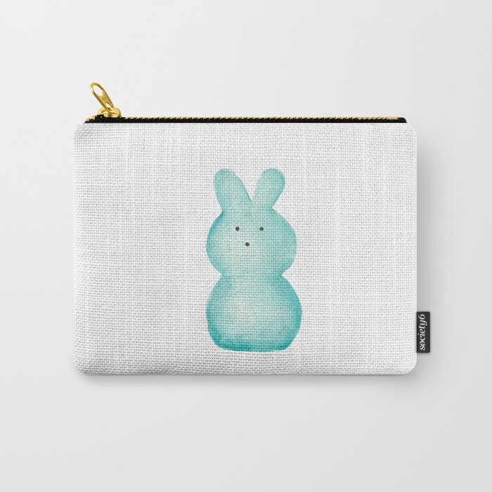 Blue Bunny Carry-All Pouch