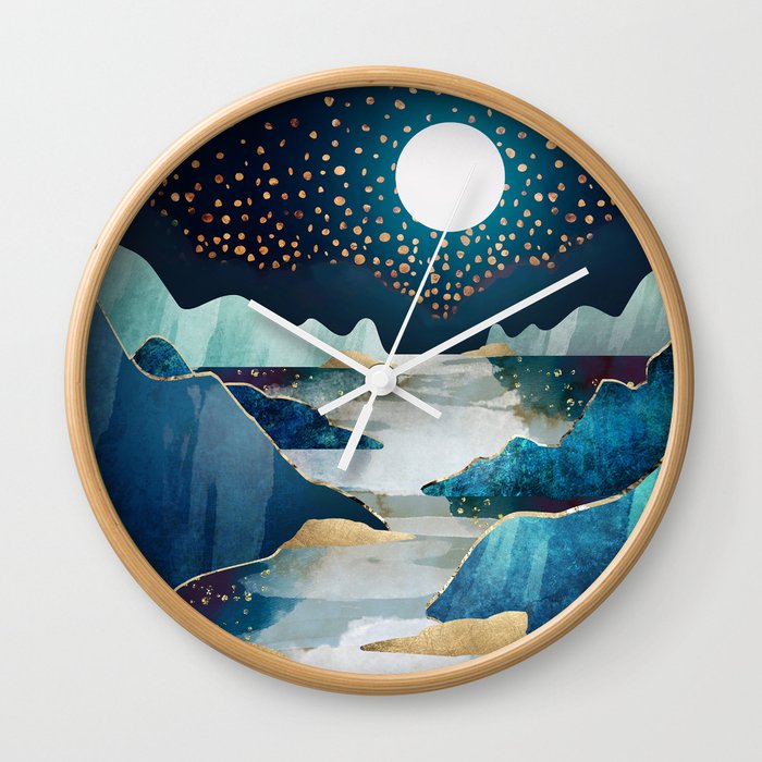 Moon Glow Wall Clock