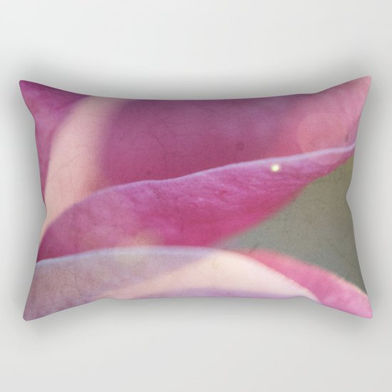 Magnolia crimson Rectangular Pillow