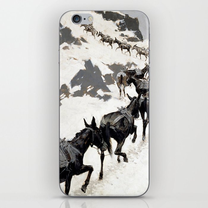 Frederic Remington The Mule Pack iPhone Skin