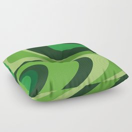 70’s Green Vibe Floor Pillow