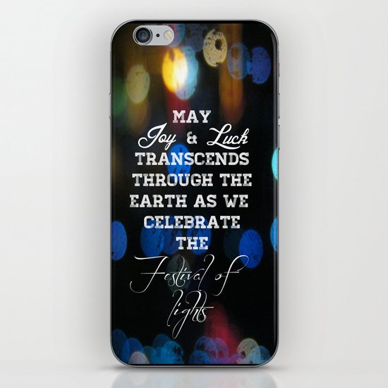 Festival lights iPhone & iPod Skin