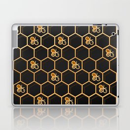 Honeycomb Bee Pattern 24132913 Laptop Skin