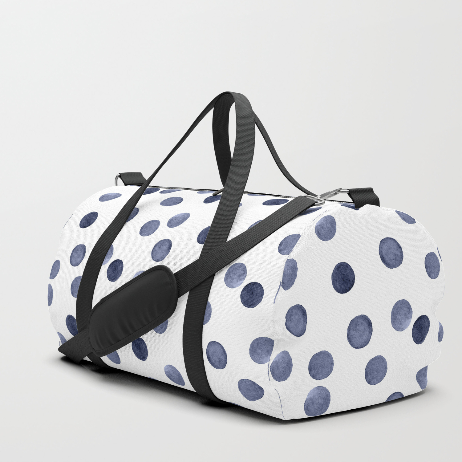MALPLENA Bird Dreamer Polka Dot Pattern Drum gym duffel bag women Travel Bag