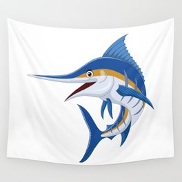 From Below dolphin Art Print Wall Tapestry
