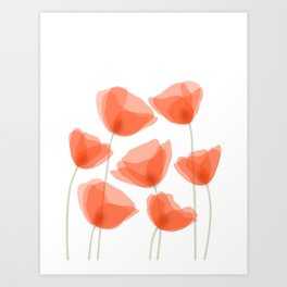poppies Art Print
