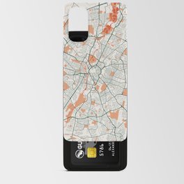 Leicestershire City Map of England - Bohemian Android Card Case