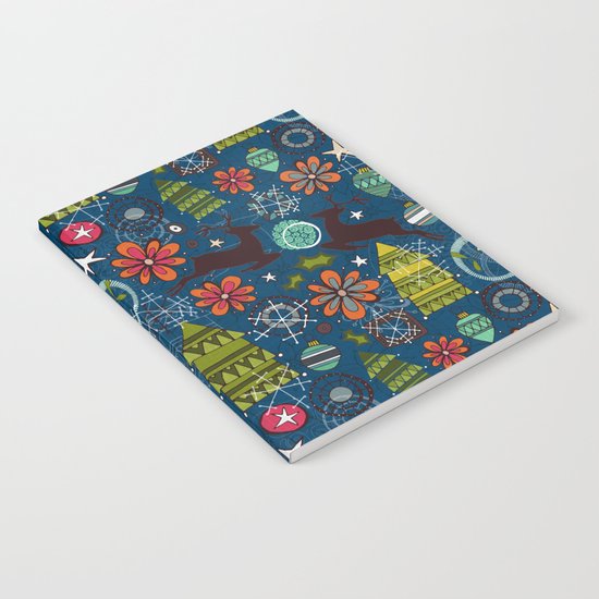 joyous jumble indigo Notebook