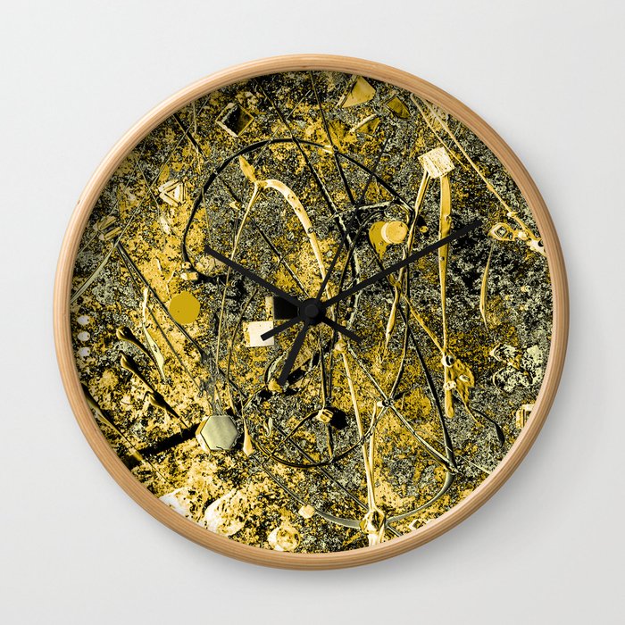 Power of Gold Wall Clock