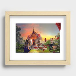 Alice in Thailand Recessed Framed Print