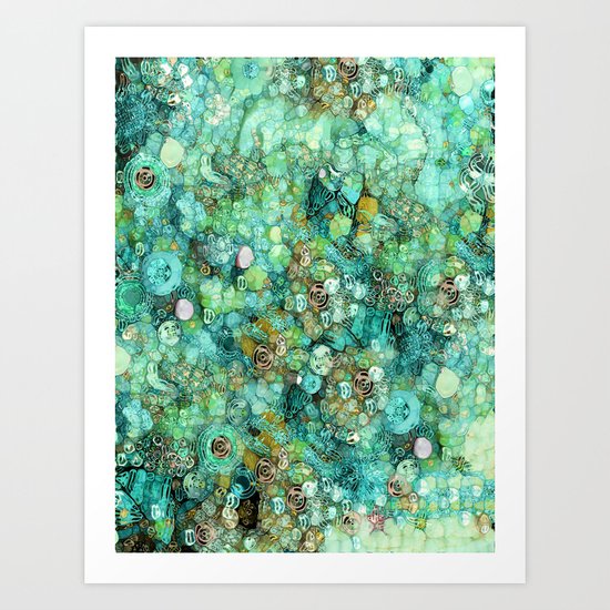Mermaids Only Art Print