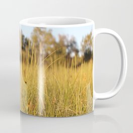 grassy field sunset Coffee Mug