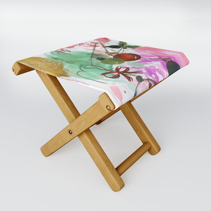 abstract ornaments N.o 3 Folding Stool