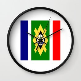 flag of Johannesburg Wall Clock
