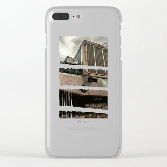 Rusty Warrior Clear iPhone Case
