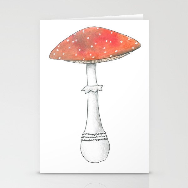 fairy mushroom Stationery Cards