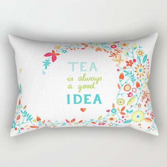 Tea Idea Rectangular Pillow