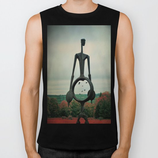 Birds in my Stomach Biker Tank