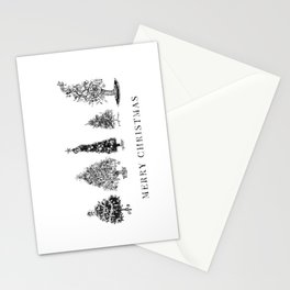 Christmas Trees CARDS Stationery Cards