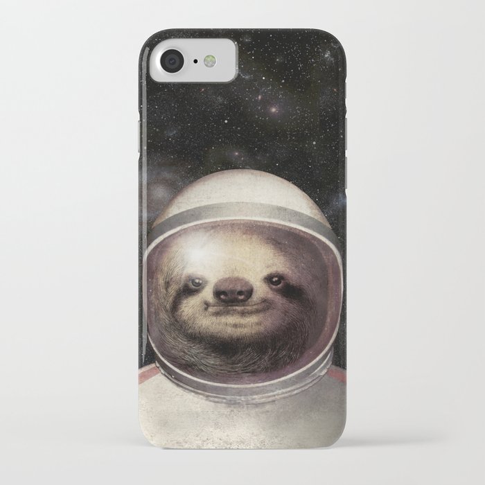 space sloth iphone case