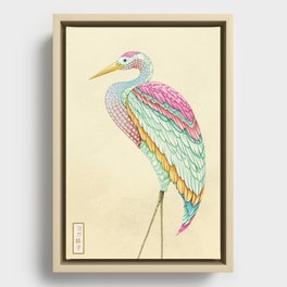 the bird of happiness RIGHT Framed Canvas