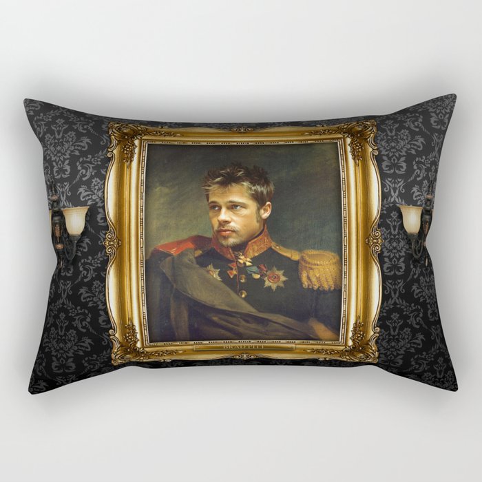 Brad Pitt - replaceface Rectangular Pillow
